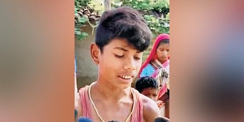 Eight-year-old Deepak