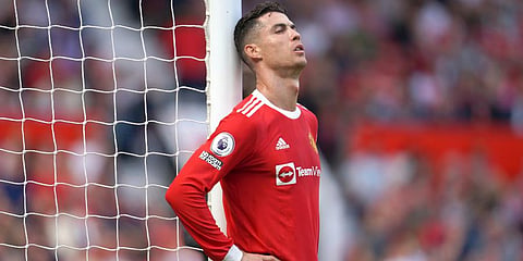 Manchester United forward Cristiano Ronaldo (Photo | AP)