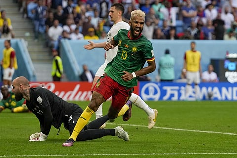 Cameroon forward Eric Maxim Choupo-Moting scored a stunning goal against Serbia in the FIFA World Cup 2022 in Qatar.