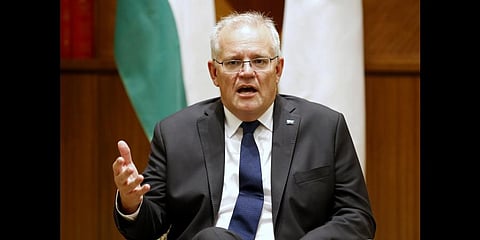 Australian ex-prime Minister Scott Morrison (Photo | AP)