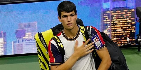 Injured and Out: Carlos Alcaraz... (File Photo | AP)