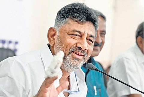 KPCC president DK Shivakumar. (Photo | nagaraja gadekal)