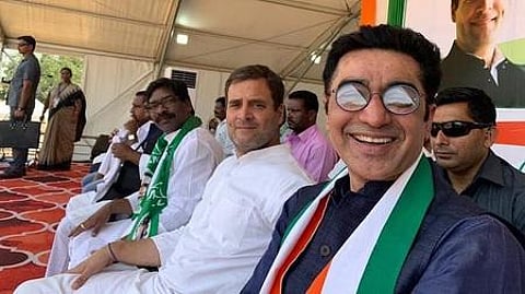 Ajoy Kumar along with Rahul Gandhi and Jharkhand CM Hemant Soren | file