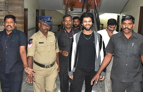 Vijay Deverakonda appeared before ED officials at the agency's regional office in Hyderabad. (Photo | Express)