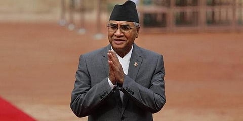 Nepal Prime Minister Sher Bahadur Deuba has an edge for retaining his position... (Photo | AP)