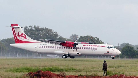 An Alliance Air aircraft used for representational purposes.