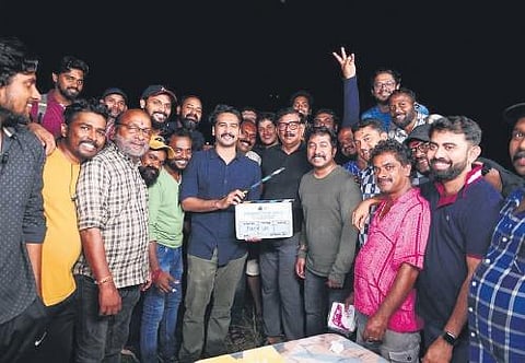 Wrap up celebration party for Shane Nigam-Priyadarshan’s 'Corona Papers.'