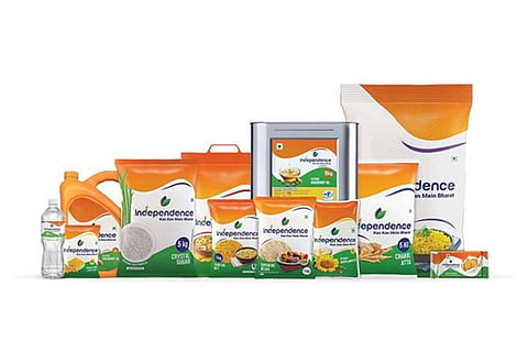 Reliance Group on Thursday launched its fast-moving consumer goods (FMCG) brand “Independence” in Gujarat. (Photo | Twitter, ANI)