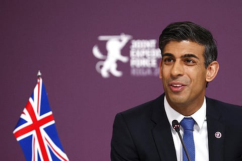 Britain's Prime Minister Rishi Sunak. (Photo | AP)