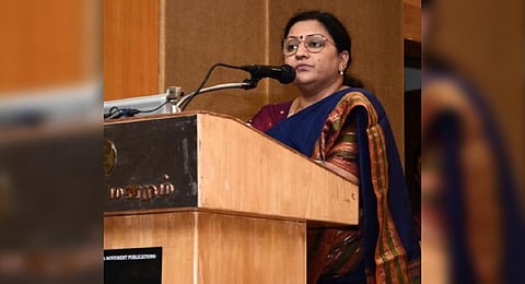DMK Rajya Sabha MP Kanimozhi NVN Somu