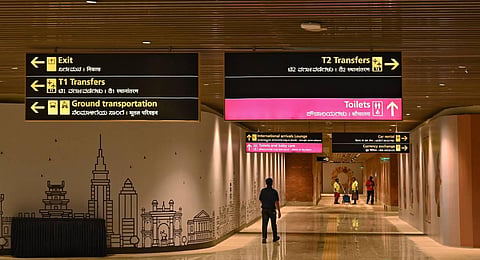 Kempegowda International Airport (KIA) in Bengaluru. (Photo | AFP)