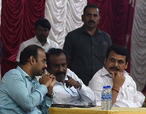 Minister for Housing and Urban Development S Muthusamy