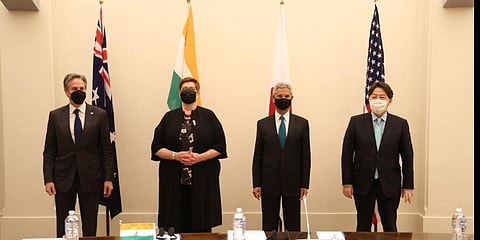 4th Quad Foreign Ministers’ Meeting.(Photo | Twitter, @DrSJaishankar)