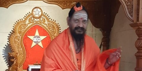 Bableshwar Brihanmutt seer Dr Mahadeva Shivacharya Swamiji (Photo| EPS)