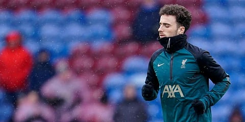 Liverpool forward Diogo Jota (Photo | AP)