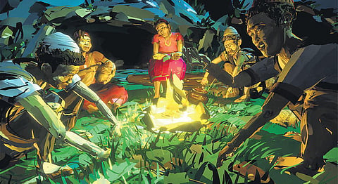 A still from Kusunda