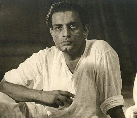 Satyajit Ray while recording for Pather Panchali (1955). (Photo | wikimedia commons)
