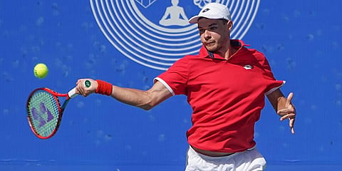 Kamil Majchrzak knocked out second seed Lorenzo Musetti out of the Tata Open Maharashtra. (Photo | Tata Open Maharashtra Twitter)