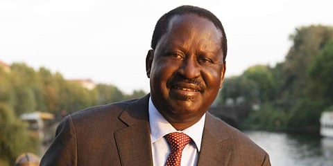 Former Kenyan PM Raila Odinga.