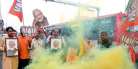 BJP Supporters (Photo | PTI)