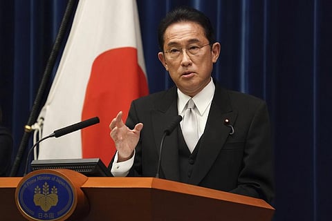 Japanese Prime Minister Fumio Kishida (Photo | AP)