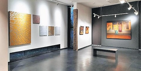 Artworks on display at the Art Centrix Space gallery