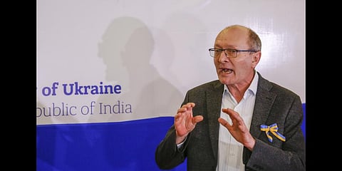 Ukrainian Ambassador to India Igor Polikha (Photo | PTI)
