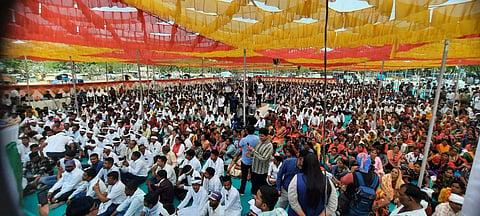 Protests against the Par -Tapi Narmada river-linking project gaining momentum in Gujarat.