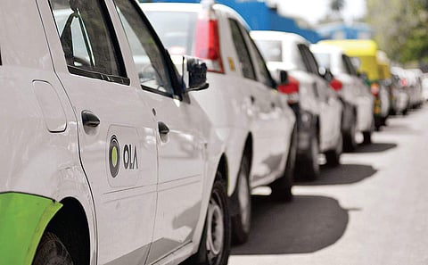 Image of Ola cars used for representational purpose only.