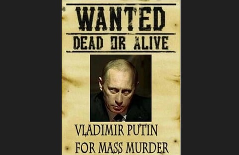 A screenshot of the wanted poster that was posted by Alex Konanykhin on his social media accounts.
