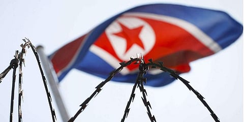 North Korea Flag. Image used for representational purpose only. (Photo | AP)