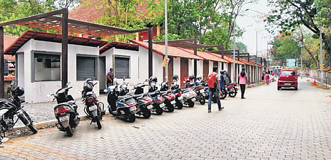 The designated smart vending zone at RKV Lane near the Museum is all set for inauguration | B P Deepu