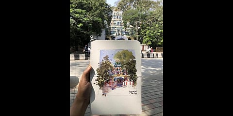 Rachana Mahadimane’s watercolour paintings