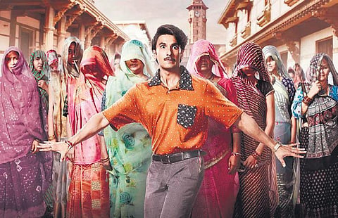 Ranveer Singh in upcoming film Jayeshbhai Jordaar.