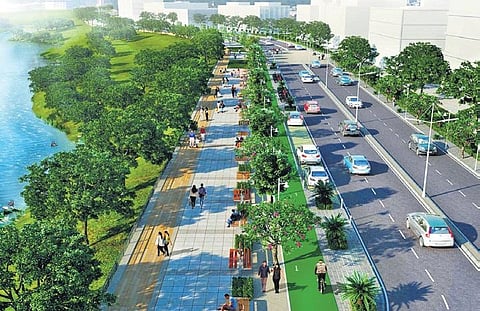 Blueprint of the proposed Lake Neutral project in Bhubaneswar | Express