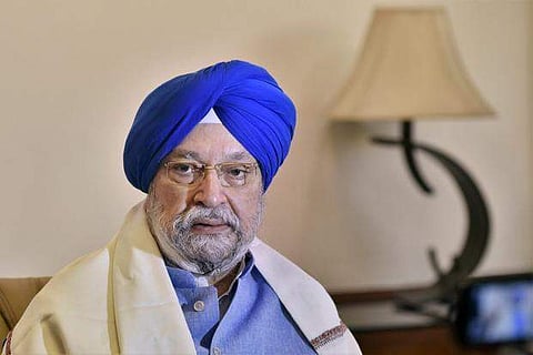 Petroleum Minister Hardeep Singh Puri. (Photo | PTI)