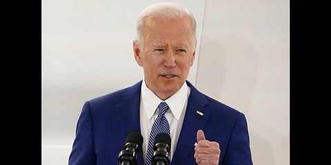 President Joe Biden speaks March 21, 2022, in Washington. (File Photo | AP)