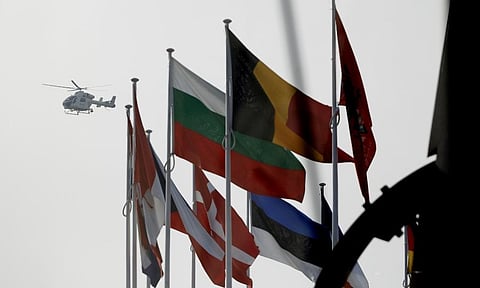 NATO member country flags. ( File Photo | AP)