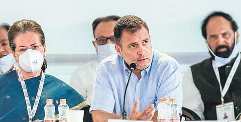 Congress leader Rahul Gandhi at Udaipur during Chintan Shivir | PTI