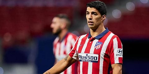 Atletico Madrid striker Luis Suarez (Photo | AP)