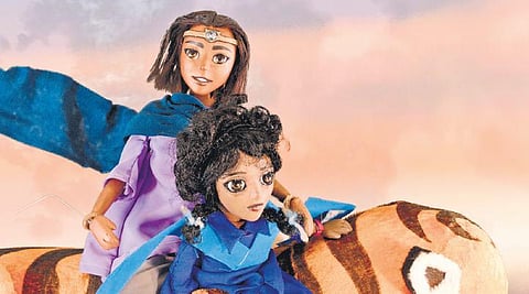 Stills from the ‘Priya and the Twirling Wind’ animated film