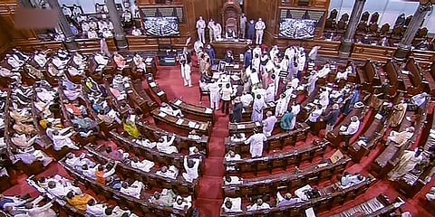 A view of the Rajya Sabha. (File Photo | PTI)