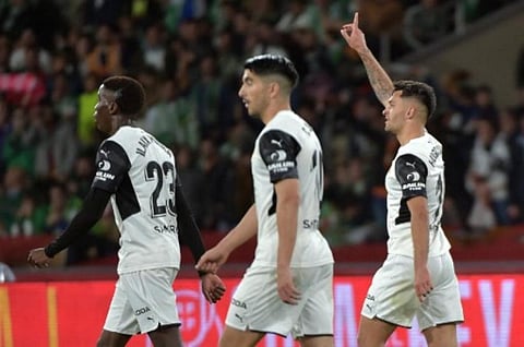 Valencia team. (Photo AFP)