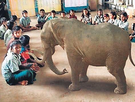 An interactive classroom the team has set up | Express