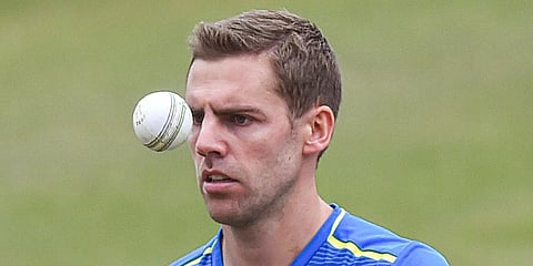 South Africa fast bowler Anrich Nortje (Photo | PTI)