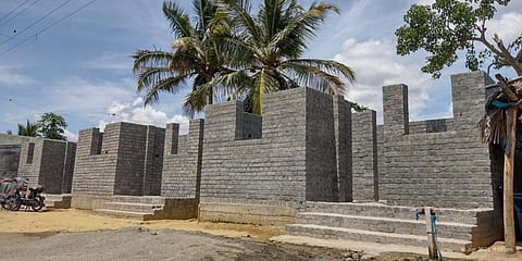 State government-promised greenhouses for Irulas in Pattiyarkovilpathi. (Photo| EPS)
