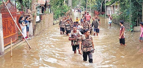 Captain Rupam Das rescues people stranded in flooded areas in Assam | Express