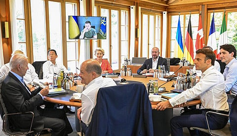 The Group of Seven leading economic powers are meeting in Germany for their annual gathering in Germany. (File photo | AP)