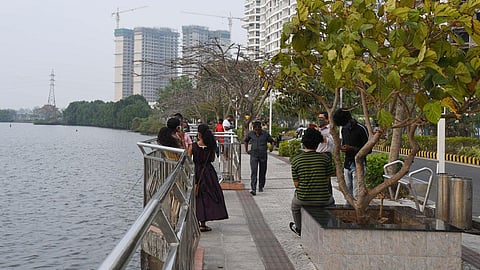 Walkway near Goshree bridge in Kochi | Express