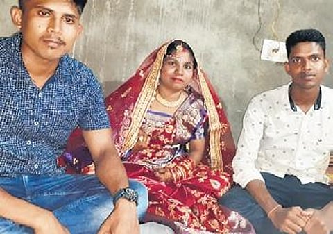 Chiranjit and Sangram with Padmini. (Photo | Express)